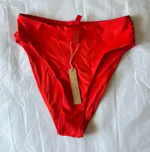 Skims swim‎ bottoms MID WAIST COLOR RUBY SIZE XS NWT