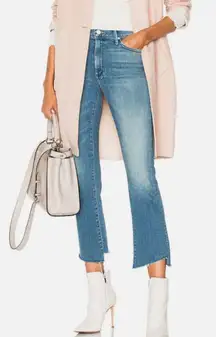 MOTHER Denim Insider Crop Two Step Fray