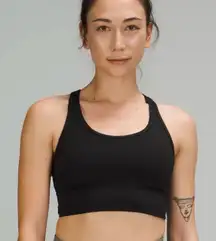 NWT Lululemon mesh back long line train bra size 12