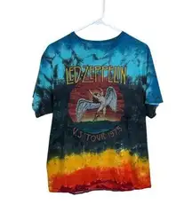 Led Zeppelin Tie Dye Band Tee size L