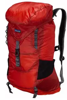 Patagonia Lightweight Travel Pack Orange Foldable Backpack Hiking Camping 