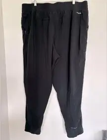 Columbia omnishade black track pants sz 2x