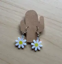 Homemade Flower Earrings