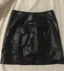 Altar'd State black leather Skirt