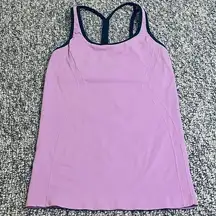 NUX Purple Compression Tank Top Size Medium