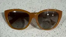 Coach Amber Cat Eye Grey Lens Plastic Sunglasses Women's (FRAMES)