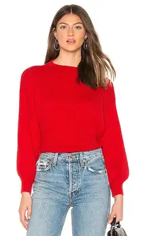 Line & Dot Revolve Red Alder Sweater Size XS