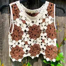 Rebellion Crochet Vest NWT XS