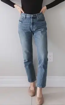 NWT Everlane The Curvy 90s Cheeky Straight Jeans 30 Crop