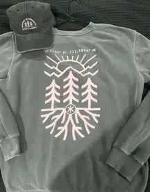 KKFit strong roots long sleeve sweater and cap