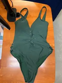 TiniBikini army green one piece swimsuit size XL Olive