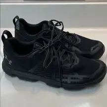 Under Armour Women’s Micro G Strikefast Black Running Athletic Tactical Shoes