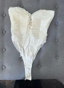 Princess Polly Dress White Body Suit