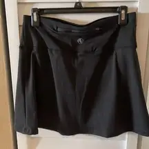 New Adrienne V Black Tennis, Golf Skort with rear zip pocket