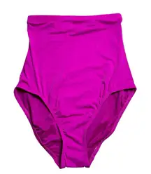 NWT Spanx Super High Rise Berry Pink Swimsuit Bikini Bottoms Size 10
