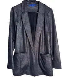 Apt. 9 Black and Silver Blazer Size M NWT