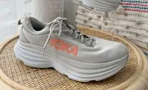 Hoka One One Bondi 8 Harbor Mist Lunar Rock Road-Running Sneakers Women’s 8.5