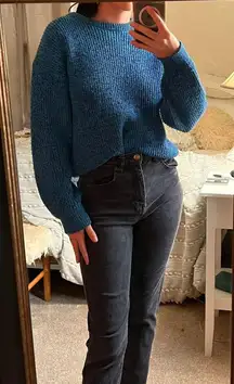 Mervyns Vintage 80’s Blue Knit Sweater