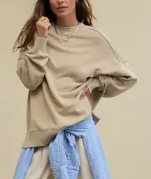 Aerie Big Chill Crew Sweatshirt Sz XS