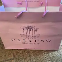 Calypso St. Barth Pink Calypso paper bag​