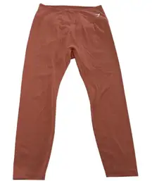 Gymshark Pants Womens Small Orange High Rise Leggings‎ Workout Yoga Gym