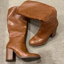 Like New - Brown Leather Knee-High Boots