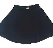 MAISON JULES black textured‎ a-line skirt XS