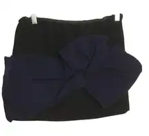 Miu Miu  by Prada Micro Mini Skirt Black & Blue XS