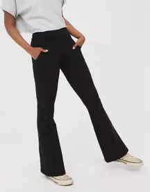 NWT Aerie Offline Black Fold-over Leggings Performance Gym Workout Yoga Size XS