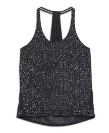 Black and White lululemon Drop It Like It's Hot Tank Top Size 8