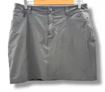 Eddie Bauer Gray‎ 4 Pockets Built-In Shorts Skort Sz 10 Tennis Golf Activewear