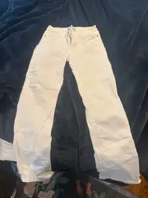 Just Black Denim White Straight Jeans Size 26