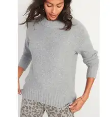 Old Navy Thick Gray Basic Crew Neck Sweater Sz L