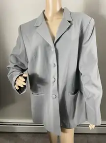 Natasia Collection NY Women's Gray  Dressy Blazer Jacket‎ SZ 18 B-B