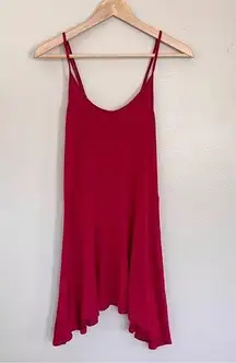 Cloud Chaser Flowy Sleeveless Red Dress Size Small