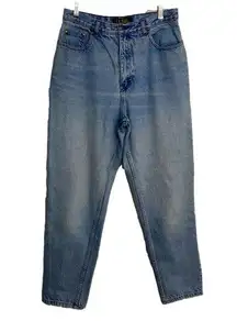 L.A. Blues Classic Super High Rise Relaxed Straight Baggy Leg Mom Jeans 14 A