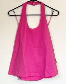 NWT Susana Monaco Hot Pink Halter Top - Size Medium