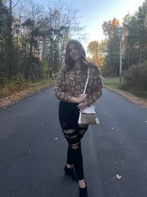 Chettah Print Sweater 