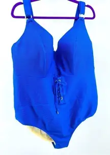 Cobalt‎ Blue swimsuits for all one piece suit with tie detail