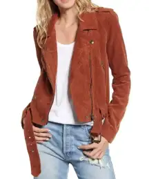 Blanknyc Corduroy Moto Jacket Atlas & skirt set size S.
