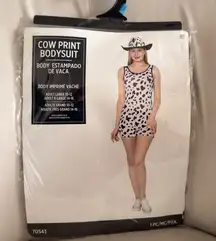 Cow Print Bodysuit Adult Size L/XL Fun and Comfortable Costume