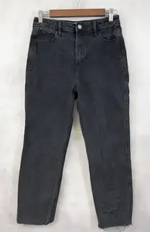 Hollister Mom Jeans Womens 27 Ultra High Rise Black Street 90s Retro Go See