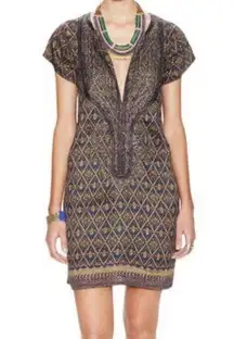 Calypso St. Barth  Fran embroidered metallic dress