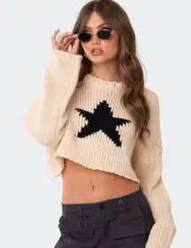 Mega Star Cropped Sweater