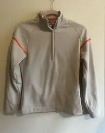 Nike  Beige Quarter Zip Golf Sweater XS