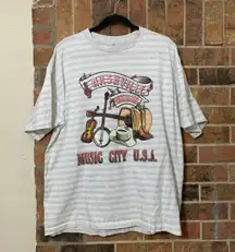 1990s Nashville Music City USA multicoloured t-shirt