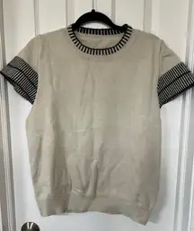 NWOT SHEIN Curve Plus Size Short Sleeve Sweater Size 1XL