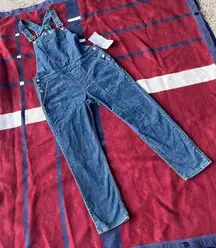 Gap blue corduroy crop slouch overalls
Women’s S small
NWT New with tags