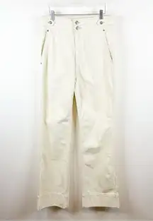 Current/Elliott  The Significant Other High Rise Wide Leg Jeans 29 Cream