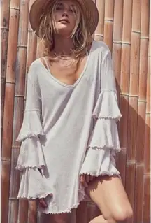 Free people FP beach seashore mini dress XS ribbed